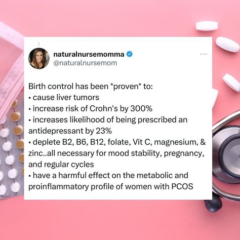 Birth control is a sensitive topic. Many women are told they have no other choice, they are put on birth control for reasons other than pregnancy prevention and a band-aid is placed but the root cause is still present in the body. Birth control just shuts off communication between the brain and the ovaries... and that has ripple effects throughout the body. Many say birth control has liberated women. I disagree. Many will say the hormone levels in the pill in the 1960s was triple that of t... Non Hormonal Birth Control Methods, Getting Off Birth Control Pills, Birth Control Aesthetic, Non Hormonal Birth Control, Lichen Sclerosis, Getting Off Birth Control, Lauren Johnson, Birth Control Methods, Hormonal Birth Control