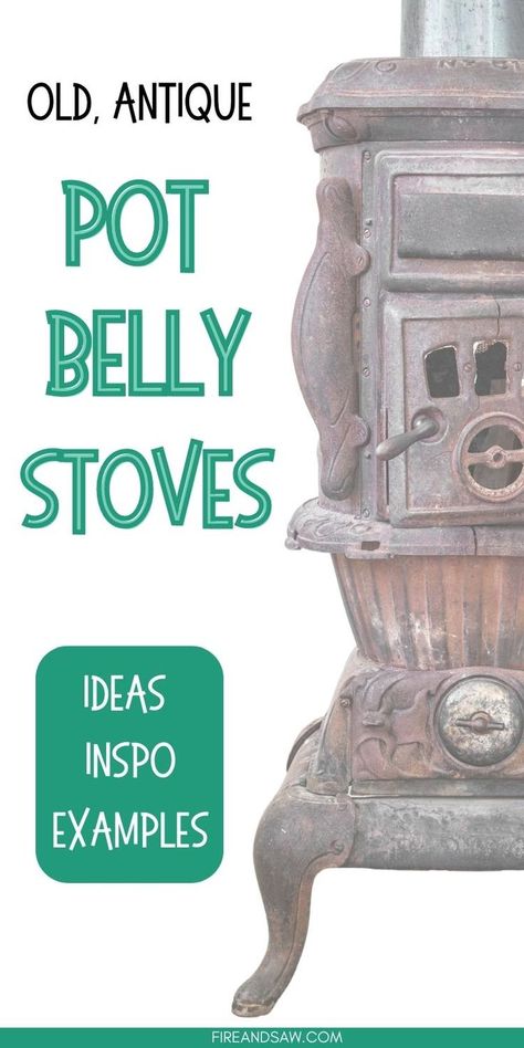 An old rustic wood burning pot belly stove Pot Belly Stove Ideas, Pot Belly Stove Fireplace, Cast Iron Pot Belly Stove, Potbelly Stove, Antique Cast Iron Stove, Vintage Parlor, Antique Wood Stove, Stove Ideas, Parlour Stove