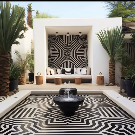 Mexico Villa, African Interior, Outdoor Seating Area, Decoration Inspiration, Design Collection, Floor Design, Backyard Decor, Outdoor Design, Tulum