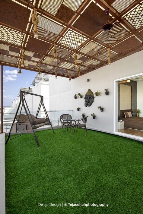 Rooftop Restaurant Design, Roof Terrace Design, Bungalow Interiors, Rooftop Patio Design, Balcony Design Ideas, The Architects Diary, Terrace Garden Design, Terrace Decor, Rooftop Terrace Design