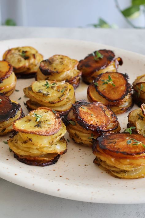 Muffin Tin Potato Stacks