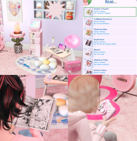 Sims 4 Restroom, The Sims 4 Cc Kawaii Hair, Sims 4 Maxis Match Kawaii, Sims 4 Cute Maxis Match Cc, Sims 4 Cc Hunter X Hunter, Sims 4 Cute Build Cc, Sims 4 Cutesy Cc, Sims 4 Art Room Cc, Kawaiicore Sims 4 Cc