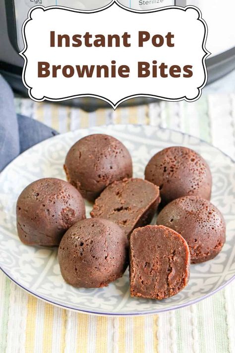 Instapot Egg Bite Mold Recipes, Two Bite Brownies, Cake Mix Brownies, Pot Brownie, Brownie Bites Recipe, Silicone Muffin Cups, Pumpkin Brownies, Pot Cakes, Fudgy Brownie