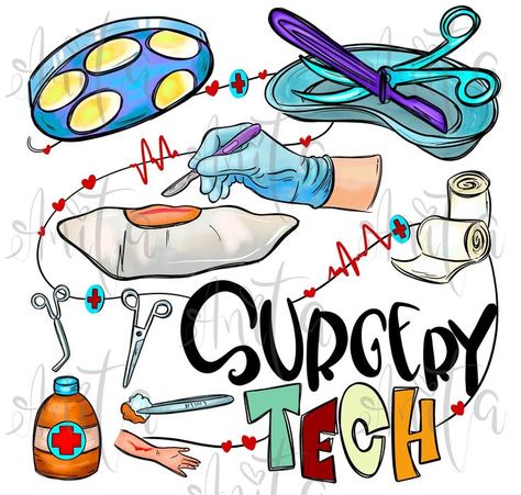 Surgical Strike Drawing, Surgical Instruments Art, Surgical Tech Quotes, Surgical Tech Humor, Surgical Tech Graduation, Surgical Tech Aesthetic, Surgical Technologist Humor, Surgical Tech Week, Surgical Technologist Week