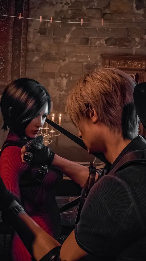 Leon And Ada Re4, Leon And Ada Wallpaper, Ada Wong Wallpaper, Ada Wallpaper, Ada Wong Leon, Ada Wong And Leon, Stussy Wallpaper, Girly Boss, Ada And Leon