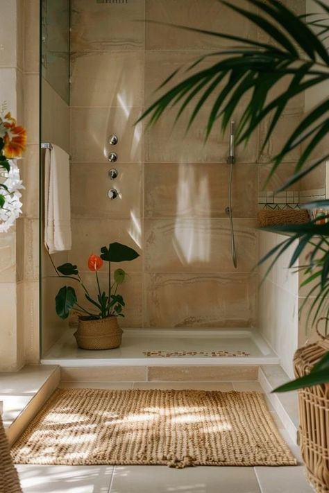 Shower Pan Ideas for Stylish Bathroom Upgrades Shower Pans Ideas, Shower Pan Ideas, Pebble Shower Floor, Shower Pan Tile, Shower Curb, Marble Showers, Shower Pan, Bathroom Refresh, Basement Remodel