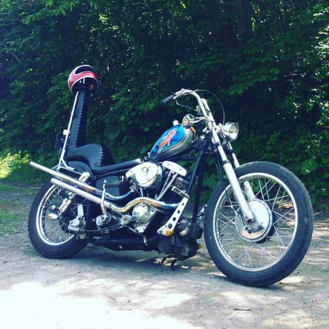 Swingarm Chopper, Shovelhead Chopper, Motorcycle Baby, Sportster Chopper, Harley Shovelhead, Old School Chopper, Harley Davidson Parts, Bobber Bikes, Chopper Motorcycle