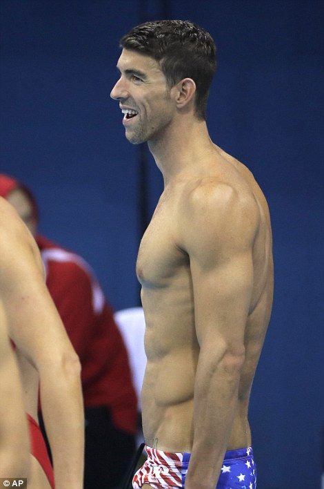 Michael Phelps gets his first taste of the Olympic pool in Rio Swimmer Physique, Anatomy Arm, Olympic Pool, Male Athletes, Swimming Coach, Nicole Johnson, Michael Phelps, Swim Team, Swim Swim