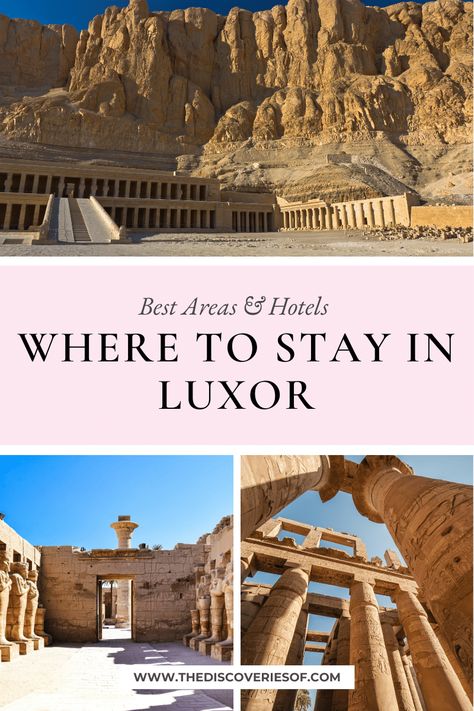 Where to Stay in Luxor (Best Areas & Hotels) Best Places In Egypt, Best Hotels In Egypt, Hotel In Egypt, Hotels In Cairo Egypt, Luxor Hotel, Luxor Temple, Karnak Temple, Luxor Egypt, Valley Of The Kings