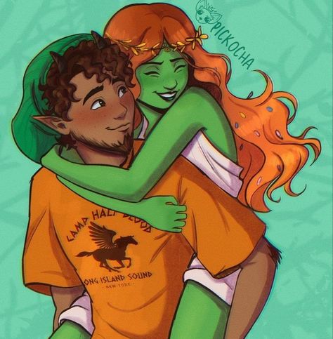 Art by @pickocha on Insta Grover And Juniper, Lightning Thief, The Lightning Thief, Katherine Mcnamara, Percy Jackson Fandom, Half Blood, Rick Riordan, Percy Jackson And The Olympians, Percy Jackson