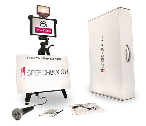 SpeechBooth – The Wedding & Event Video Booth. - SpeechBooth Wedding Video Booth, Diy Wedding Video, Video Booth, Booth Wedding, Event Props, Video Message, Event Video, Wedding Toasts, Bach Party