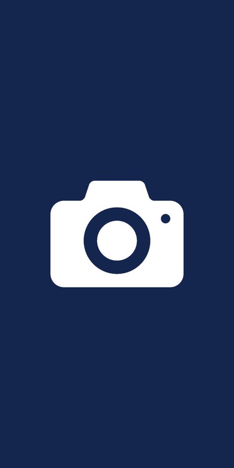 Camera App Icon, Camera Clipart, Blue Camera, Camera App, Camera Logo, Blue Icon, App Icon, Dark Blue, Ipad