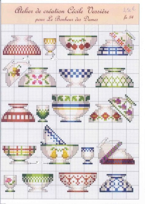 Cross Stitch Kitchen, Mini Cross Stitch, Cross Stitch Borders, Diy Cross Stitch, Crochet Cross, Cross Stitch Patterns Free, Free Cross Stitch, A Cross, Cross Stitch Charts