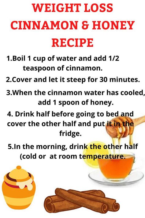 Slim Down Drink, Cinnamon Honey, Belly Fat Drinks, Diet Drinks, 140 Pounds, Healthy Drinks Recipes, Honey Recipes, Fat Burner Drinks, Honey And Cinnamon