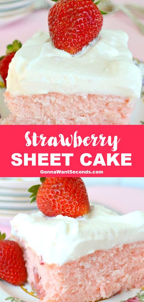 Strawberry Sheet Cake, Love Cake Recipe, Strawberry Sheet Cakes, Strawberry Things, Lemon Cream Cheese Frosting, Lemon Cream Cheese, Lemon Frosting, Lime Cake, Pan Cake