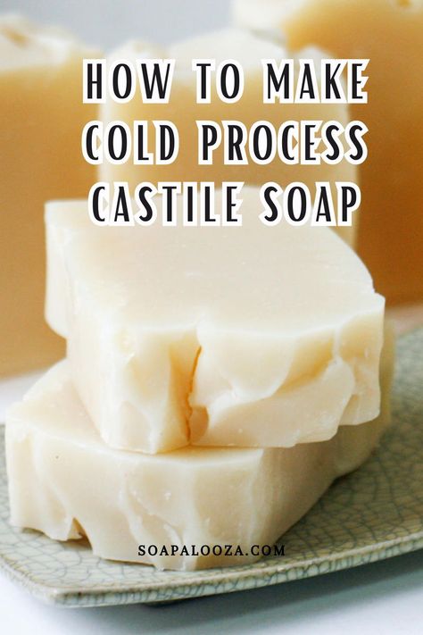 Unlock the secrets of Castile soap making!  This simple guide  walks you through everything you need to know, from ingredients to customization. Endless possibilities await! Castle Soap, Beginner Soap Recipes, Soap Making For Beginners, Castile Soap Recipes, How To Make Soap, Easy Soap Recipes, Castille Soap, Cold Process Soap Recipes, Soap Tutorial