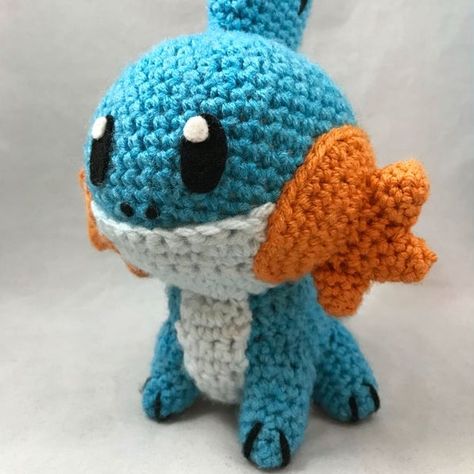 The 25 Best Pokemon Crochet Patterns - Derpy Monster Crochet Mudkip Pattern Free, Crochet Ralts Pokemon, Small Pokemon Crochet Patterns Free, Mudkip Crochet Pattern Free, Mudkip Crochet Pattern, Crochet Mudkip, Crochet Pokémon Pattern, Free Pokemon Crochet Patterns, Pokemon Amigurumi