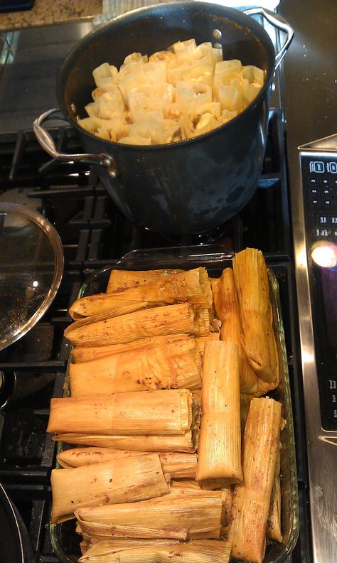 Christmas Eve & tamales - brings back lots of memories.  We're gonna be making our Christmas tamales this weekend...momma would be so proud. Christmas Tamales, Pierogies Recipe, Homemade Pierogies, How To Make Tamales, Homemade Tamales, Tamale Recipe, Best T Shirts, Homemade Enchiladas, Mexican Cooking