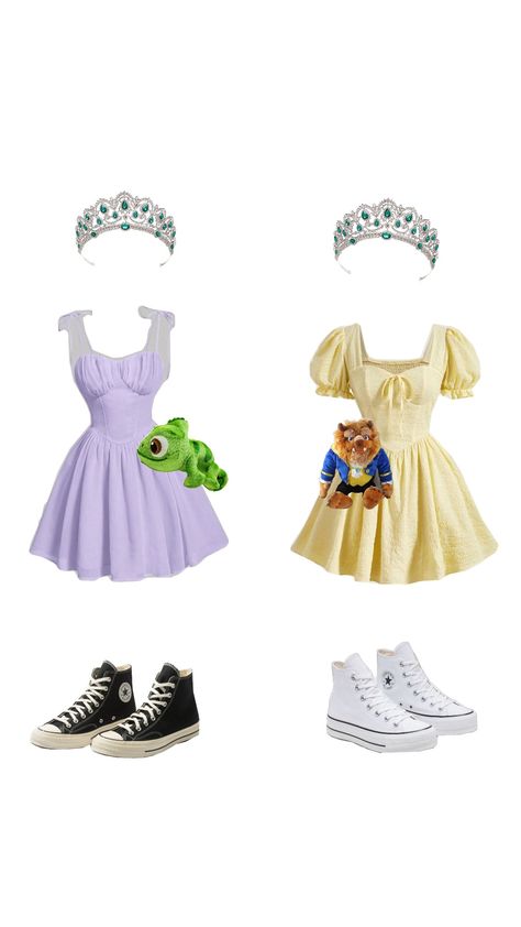 Costume ideas ><! (with your bff) Disney Outfit, Disney Outfits, Costume Ideas, Outfit Inspirations, Disney, Pins