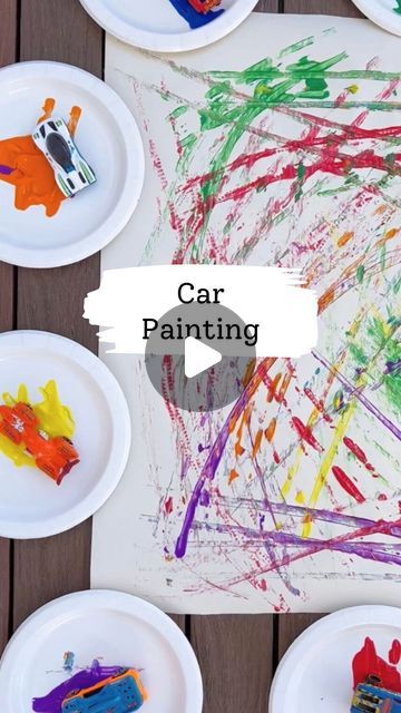 Painting With Cars Preschool, Wheels Activities For Preschool, Transport Activity For Kids, Car Crafts For Toddlers, Car Crafts For Kids Preschool, Transportation Crafts For Toddlers, Car Crafts, Car Activities, Transportation Crafts