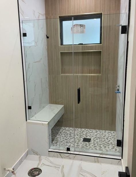 Swing Shower Enclosure! Contact us for inquiry: via WhatsApp: +971-56-3220237 via Website: https://www.dubaiglassfixer.com #dubaiglassfixer #swingdoor #showerglass #black Shower Glass, Push And Pull, Glass Partition, Shower Door, Glass Shower, Shower Enclosure, Shower Doors, Glass Design, Contact Us