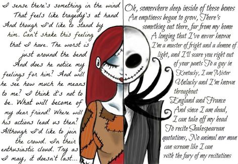 Nightmare Before Christmas Quotes, Jack Nightmare Before Christmas, Nightmare Before Christmas Drawings, Jack The Pumpkin King, Tim Burton Art, Sally Nightmare, Sally Nightmare Before Christmas, Wall Decorating, Tim Burton Movie