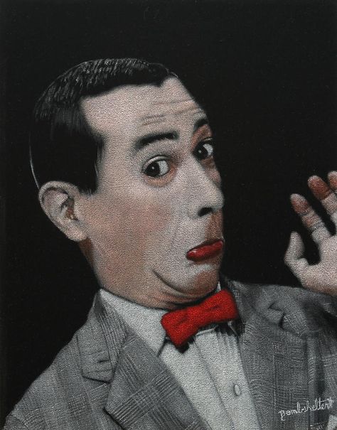 Black Velvet Painting, Velvet Painting, Pee Wee Herman, Black Painting, Pee Wee, Black Paint, Funny People, Black Velvet, Art Home Decor