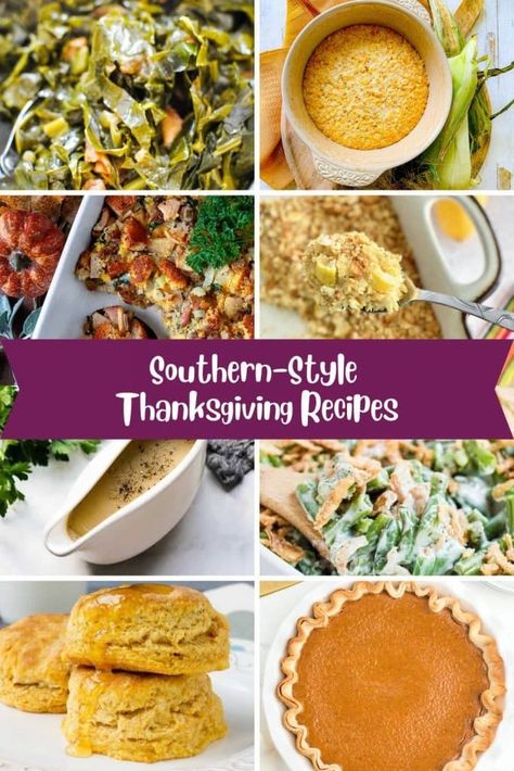 Southern Style Thanksgiving Recipes are essential for any holiday meal! The typical southern thanksgiving dinner has any or all of these recipes below! The true southern way is to have a table filled with food and recipes that have been passed down through generations. Thanksgiving Recipes Southern, Homemade Gravy Recipe, Sweet Potato Side Dish, Traditional Thanksgiving Recipes, Recipes Southern, Southern Thanksgiving Menu, Southern Thanksgiving, Diy Easy Recipes, Popular Side Dishes