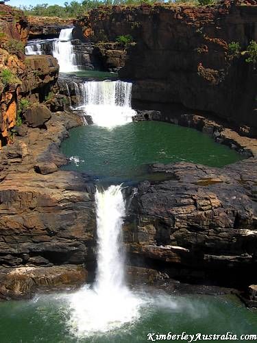 Mitchell Falls, The Kimberley, Western Australia. Western Australia Travel, Gibb River Road, Australian Travel, Air Terjun, Fall Pictures, Beautiful Waterfalls, Road Trip Itinerary, Australia Travel, Western Australia