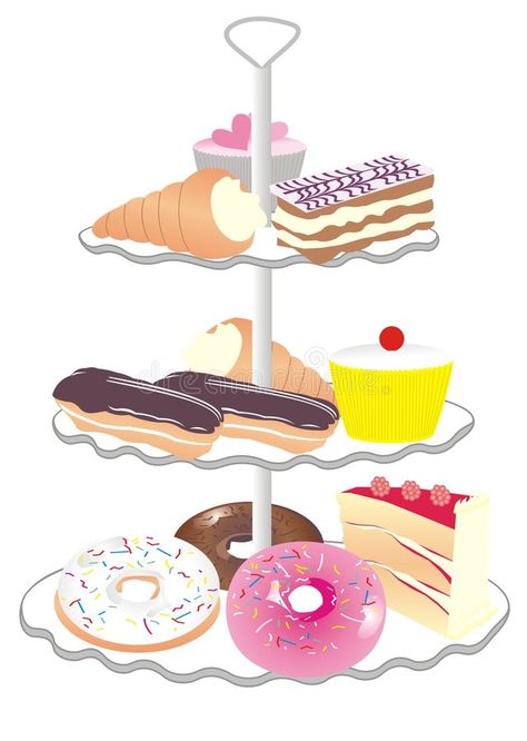 Cake stand. Illustration of cream cakes and pastries on a cake stand , #Aff, #Illustration, #stand, #Cake, #cream, #cake #ad Stand Illustration, Cakes And Pastries, 3 Tier Cake Stand, Cake Cream, 3 Tier Cake, Cream Cakes, Tier Cake, Reference Poses, Cream Cake