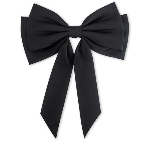 PRICES MAY VARY. Stylish Hair Accessories: Combining elegance and quality, our black butterfly bow hair clip is made of soft fabric with a metal clasp.Adorned with a well-crafted large double-layer butterfly bow with ribbons, this accessory is a versatile choice for various occasions.The sturdy clip and soft satin material ensure a comfortable and stylish fit, great for work, parties, graduations, and everyday wear. Quality Design：A Large Double-Layer Butterfly Bow with ribbons，measuring 7.6x7.4 Black Hair Bow, Cc Clothing, Black Hair Bows, Big Hair Bows, Black Bows, Work Parties, Butterfly Bow, Hair Accessories Clips, Halloween Outfit