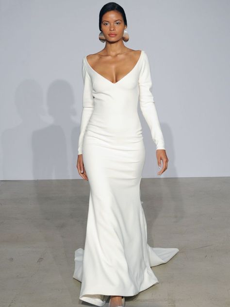 Biggest Wedding Dress, Justin Alexander Wedding Dress, Justin Alexander Signature, 2018 Runway, Long Sleeve Wedding Dress, Dress Luxury, Minimalist Wedding Dresses, Justin Alexander, Beauty Dress