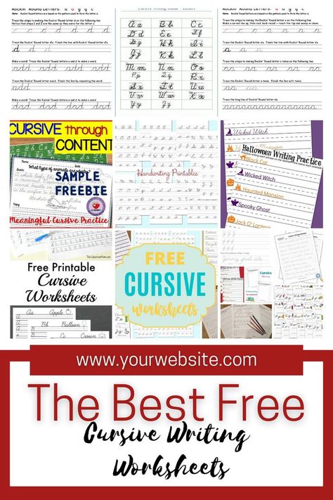 Free Cursive Writing Worksheets are perfect for your scrapbooking. Free Cursive Worksheets, Homeschool Electives, Cursive Worksheets, Cursive Writing Worksheets, Writing Letters, Cursive Writing, Writing Worksheets, Letter Writing, Writing Skills