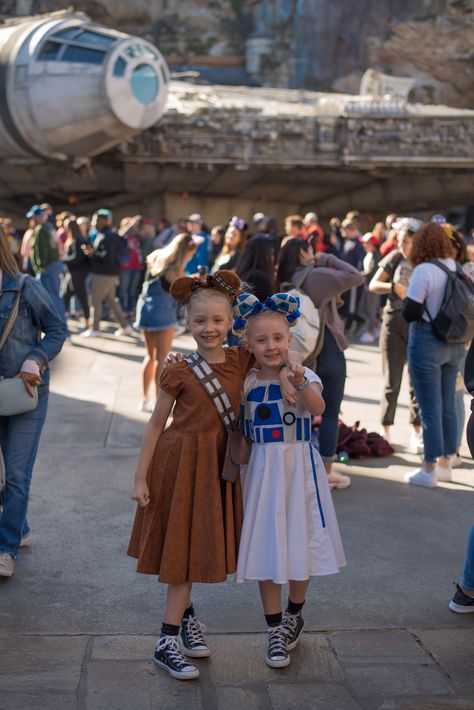 Galaxy's Edge Outfit, Star Wars Inspired Outfits, Chewbacca Costume, Disneybound Ideas, Star Wars Halloween Costumes, Disney 2023, Friend Costumes, Diy Costumes Women, Duo Costumes