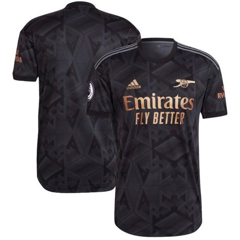 Nwt Arsenal Away Black Kit 2022-23 Football Jersey. Plain In Back (No Name Or Number). Size Small Slim Fit Top Fabric : Polyester Bottom Fabric : Polyester Machine Washable Imported Arsenal 2022, Arsenal Shirt, Arsenal Jersey, Arsenal Ladies, Black Kit, Soccer Uniforms, Custom Jerseys, Soccer Shirts, Adidas Shirt