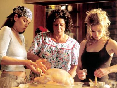 Thanksgiving movies: ''What's Cooking?'' Best Thanksgiving Movies, The Sweetest Thing Movie, Big Family Dinner, Charlie Brown Thanksgiving, Julianna Margulies, Bend It Like Beckham, Asian Film, Japanese American, Movies Aesthetic