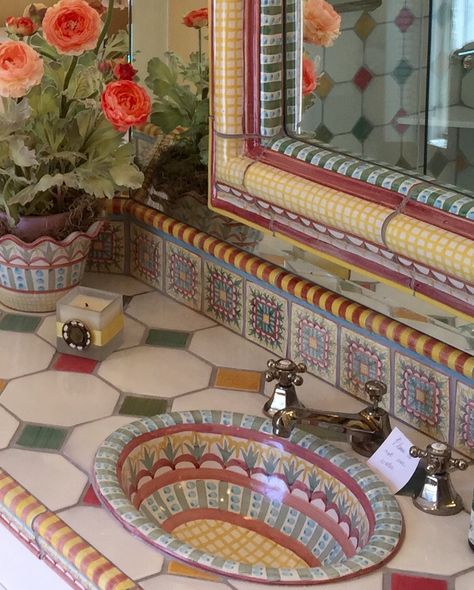 Italian Cottagecore, Cottagecore Design, Colorful Tiles, Funky House, Eclectic Aesthetic, تصميم للمنزل العصري, Spring Clothes, Dream House Rooms, Barbie Dream House