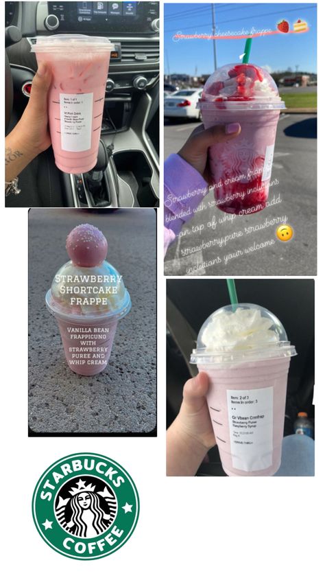 U should definitely try these amazing drinks from starbucks and tell me how good they are 🙏 At Home Starbucks Drinks, Decaf Starbucks Drinks, Starbucks Orders To Try, Starbucks Drink Ideas, Drinks From Starbucks, Best Starbucks Drinks, Amazing Drinks, Cold Starbucks Drinks, Starbucks Orders