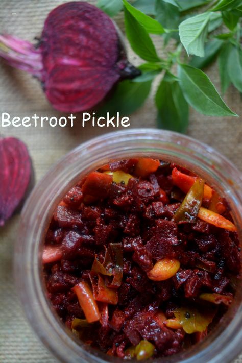 Beetroot Pickle Recipe, Pickled Beetroot Recipe, Beetroot Pickle, Ramzan Special Recipes, Beetroot Relish, Beetroot Recipes, Fennel Recipes, Pickle Recipe, Pickled Beets