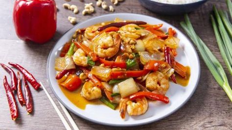 Best Chinese Dishes, Kung Pao Shrimp, Jet Tila, Best Chinese Food, Roasted Cashews, Shrimp Recipe, Chinese Dishes, Authentic Recipes, Asian Dishes