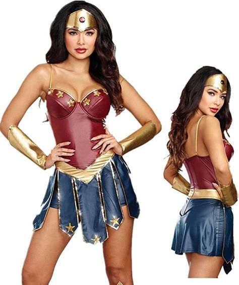 The 24 best Halloween costumes based on your zodiac sign Wonder Woman Dress, My Hero Academia Costume, Superman Costumes, Wonder Woman Cosplay, Woman Costume, Skirt Diy, Wonder Woman Costume, Women's Uniforms, Wonder Women