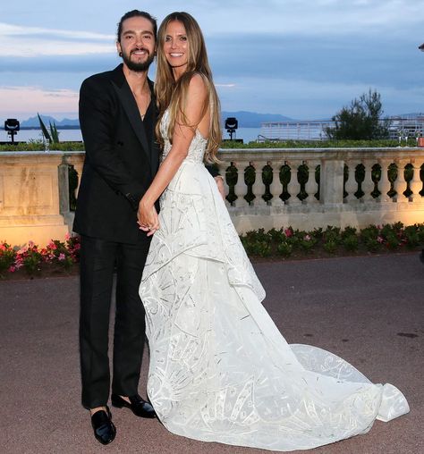 Heidi Klum and Tom Kaulitz Tiffany Watson, Age Difference, Health Exercise, With Boyfriend, Dress Cake, Tom Kaulitz, Eva Longoria, Exercise Fitness, Fall Decor Diy