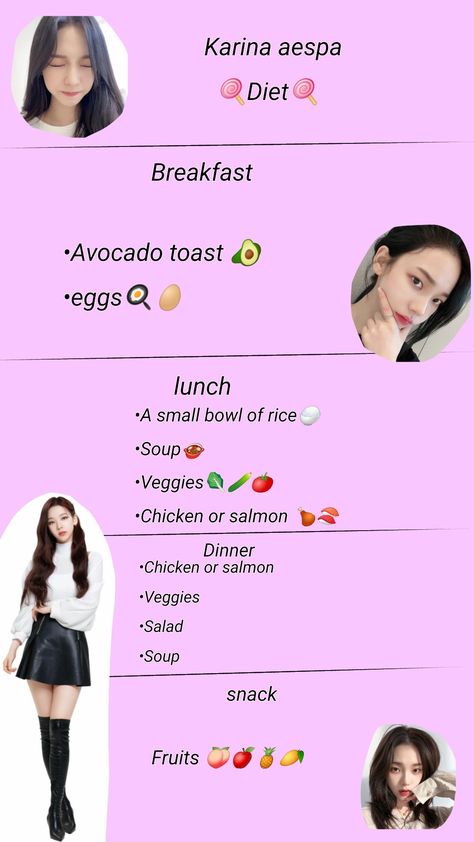 Kpop Workout, Korean Diet, Diet Diary, 1200 Calorie Diet Meal Plans, Model Diet, Motivasi Diet, Nail Infection, Perfect Diet, Diet Breakfast