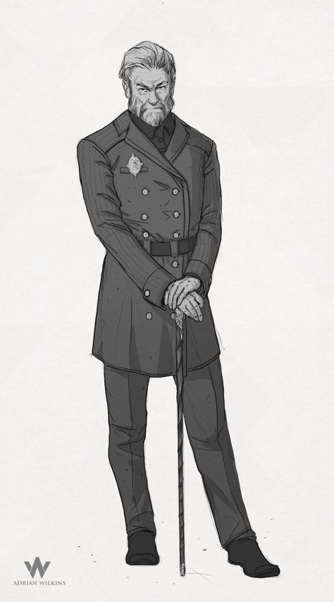 ArtStation - Above and Beyond , Adrian Wilkins Military Character Design Male, Military Character Design, Adrian Wilkins, Doctor Character Design, King Character Design, Mens Fashion Design, Military Doctor, Fashion Design Ideas, Steampunk Theme