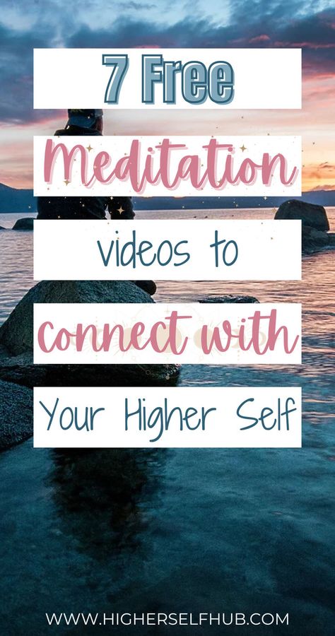 Yes, yes, 1000 times yes! Meditation has been an essential tool for all of human history. It’s a practice of clearing the mind and becoming present. The quiet space of introspection that meditation provides is what helps invite the wisdom of your higher self to guide you. #meditationvideos # Self Meditation, Videos To Watch, Quiet Space, How High Are You, Your Higher Self, Inner Guidance, True Purpose, Higher Self, Unlock Your Potential