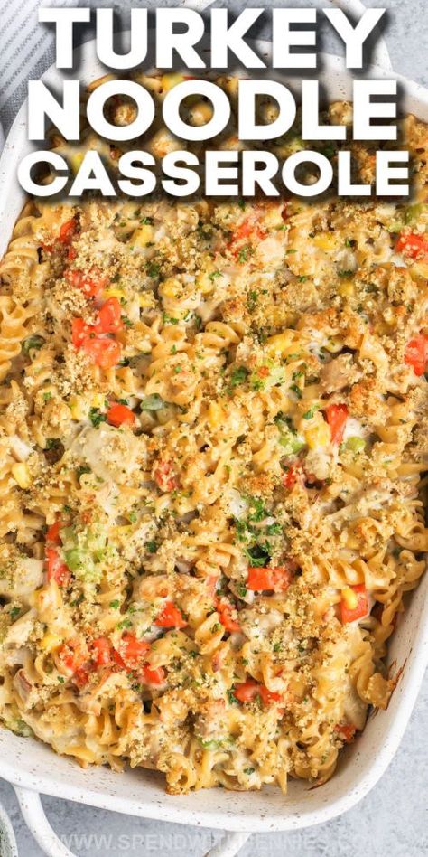 Cubed Turkey Recipes, Ground Turkey Cream Of Mushroom, Turkey And Broccoli Casserole, Turkey Casserole Recipes Leftover, Ground Turkey Casserole, Mouse Recipes, Turkey Noodle Casserole, Cooked Turkey Recipes, Turkey Casserole Recipe