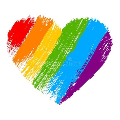 Grunge Heart, Pride Symbol, Graphics Resources, Happy Monday Quotes, Pride Tattoo, Rainbow Flag Lgbt, Rainbow Painting, Lgbt Flag, Pride Colors