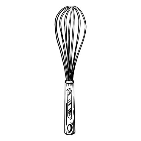 Kitchen wisk detailed hand drawn #AD , #wisk, #Kitchen, #hand, #drawn, #detailed Food Illustration Black And White, Camping Tattoo, Cafe Menu Design, Illustration Black And White, Silly Art, Small Pretty Tattoos, Mo Design, Cafe Menu, Educational Projects