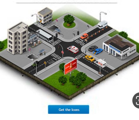 Diorama City, City Diorama, Hot Wheels Garage Diy, Map Generator, School Science Projects, Isometric Map, Building Icon, Unity Games, Isometric Illustration