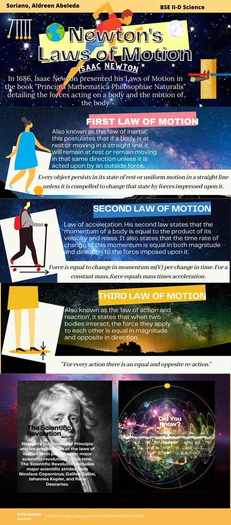 Laws Of Newton, Force And Laws Of Motion Notes, Newtons Laws Of Motion Poster Project, Newtons 3 Laws Of Motion, Newtons Laws Of Motion Poster, Newton Laws Of Motion, 3 Laws Of Motion, Newton's Second Law Of Motion, Law Of Inertia